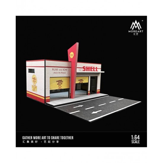 31 - Diorama 1/64 "Shell shop scene with lights"