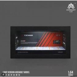 70 - Diorama 1/64 "Advan garage with lights"