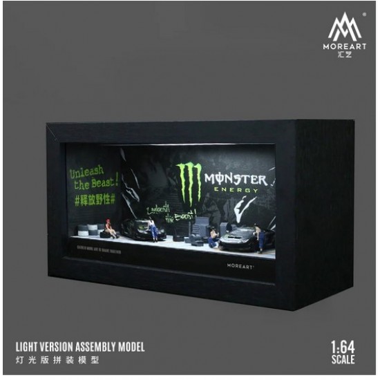 34 - Diorama 1/64 "Monster scene with lights"