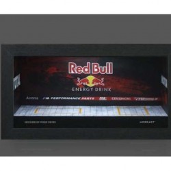 28 - Diorama 1/64 "RedBull scene with lights"