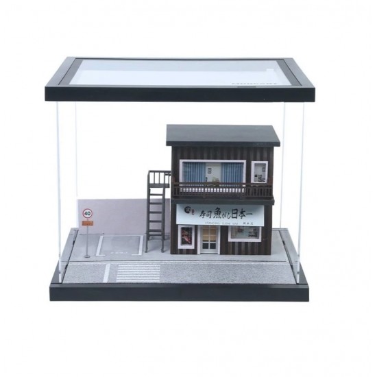 133 - Diorama 1/64 "Streetscape 06 with light"
