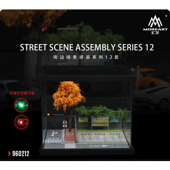 137 - Diorama 1/64 "Streetscape 12 with light"