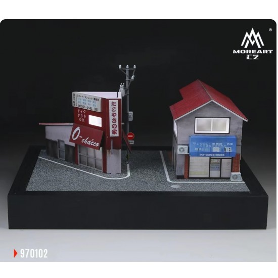 140 - Diorama 1/64 "Takoyaki house with light"
