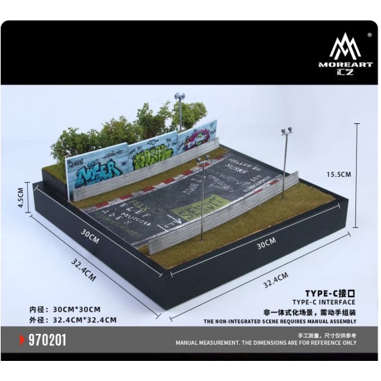 141 - Diorama 1/64 "Nurburgring with light"