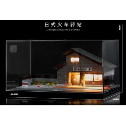 86 - Diorama 1/64 Japan train station with lights