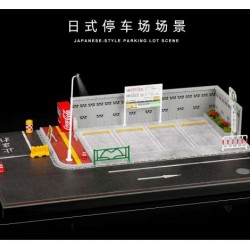 88 - Diorama 1/64 parking lot with lights