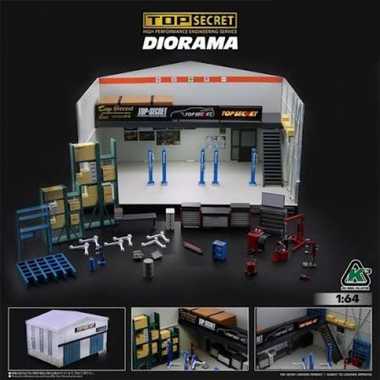 BMC 1/64 Top Secret Diorama Set (TAS HK25), limited