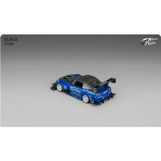 Micro Turbo 1/64 Custom S2000 Racing, candy blue