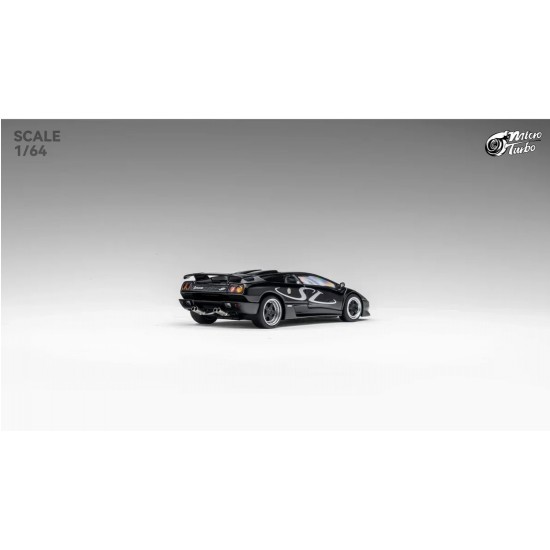 Micro Turbo 1/64 Custom Diablo SV, metallic black