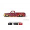 Mini GT Kaido House 1/64 Chevrolet Silverado Dually on Fire V1 1980, red
