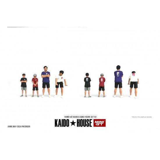 Mini GT 1/64 2024 Kaido House Figures Kaido & Sons V2