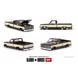 Mini GT Kaido House 1/64 1980 Chevrolett Silverado Vintage Spec V1, brown/cream