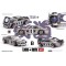 Mini GT Kaido House 1/64 1969 Nissan Skyline GT-R (KPGC10) Kaido Works V1, silver/purple