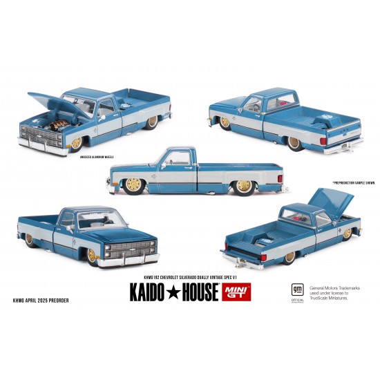 Mini GT Kaido House 1/64 Chevrolet Silverado Dually Vintage Spec V1