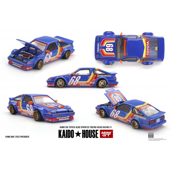 Mini GT Kaido House 1/64 Toyota AE86 Sprinter Trueno Kaido Racing V1