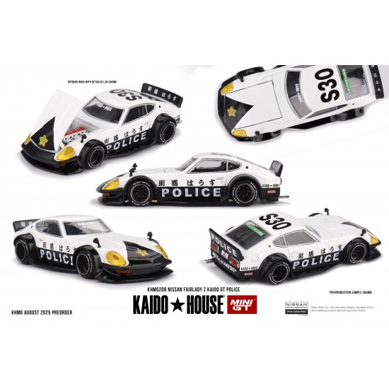 Mini GT Kaido House 1/64 Nissan Fairlady Z Kaido GT Police