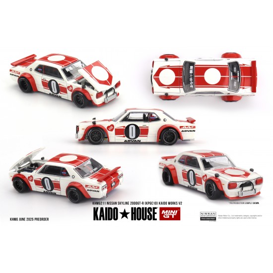 Mini GT Kaido House 1/64 Nissan Skyline 2000GT-R (KPGC10) Kaido Works V2