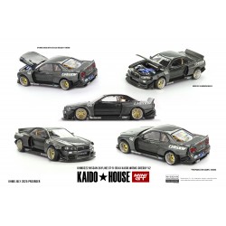 Mini GT Kaido House 1/64 Nissan Skyline GT-R (R34) Kaido Works GReddy V2