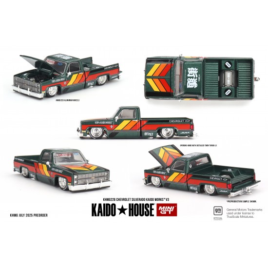 Mini GT Kaido House 1/64 Chevrolet Silverado KAIDO WORKS V3