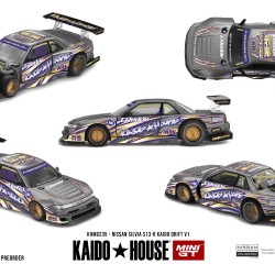 Mini GT Kaido House 1/64 Nissan Silvia S13-R KAIDO DRIFT V1