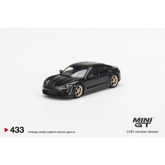 Mini GT Die-Cast 1/64 Porsche Taycan Turbo S LHD 2019 Volcano Grey Met