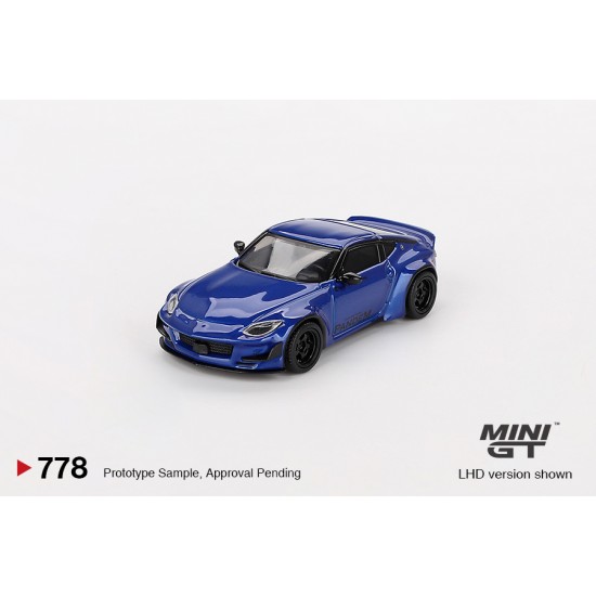 Mini GT 1/64 2024 Nissan Z Pandem, seiran blue