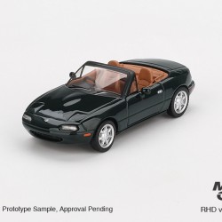 Mini GT 1/64 1990 Mazda MX5 Eunos Roadster V-Special Excellent, green mica