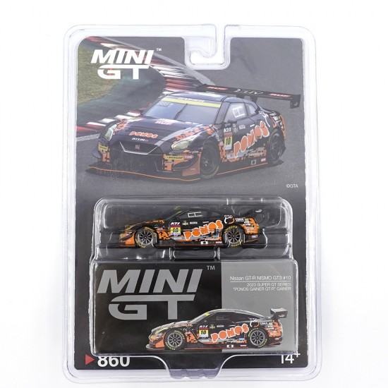 Mini GT 1/64 2023 Nissan GT-R (R35) Nismo GT3 ##10 Ponos Gainer GT