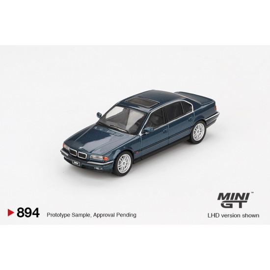 Mini GT 1/64 BMW 750IL Sorrento Blue Metallic