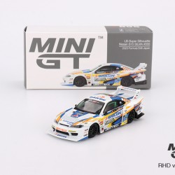 Mini GT 1/64 2023 Nissan Silvia S15 LB-Super Silhouette #555 Formula Drift Japan, various