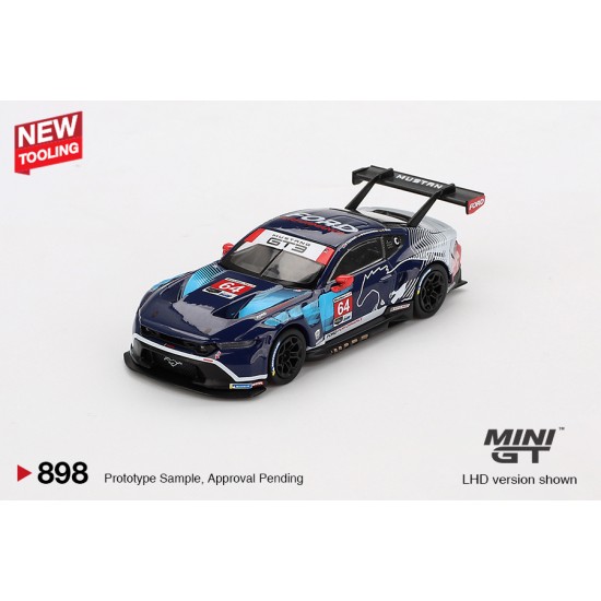 Mini GT 1/64 Ford Mustang GT3 #64 Ford Multimatic Motorsports 2024 IMSA Daytona 24 Hrs