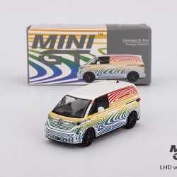 Mini GT 1/64 2022 Volkswagen ID. Buzz, Prototype Rainbow, various