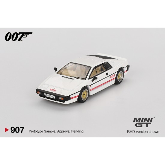 Mini GT 1/64 Lotus Esprit Turbo White "For Your Eyes Only"