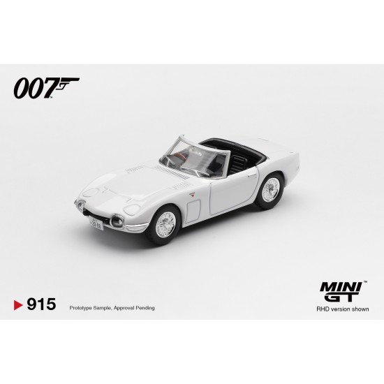 Mini GT 1/64 Toyota 2000GT Roadster “You Only Live Twice”