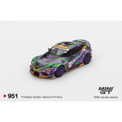 Mini GT 1/64 Toyota GR Supra KUHL 2021 D1GP EVANGELION RACING, blister