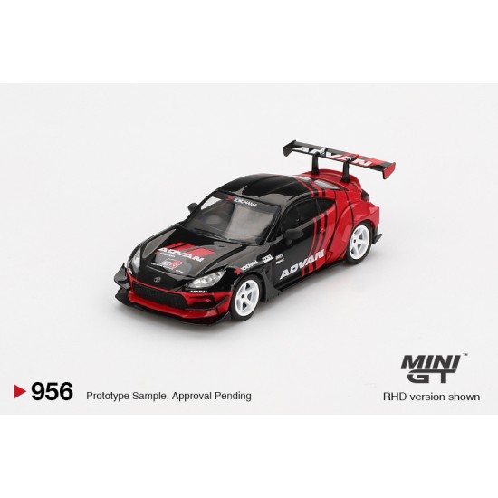 Mini GT 1/64 2022 Toyota GR86 HKS Type R -Advan Tokyo Auto Salon*, red/black