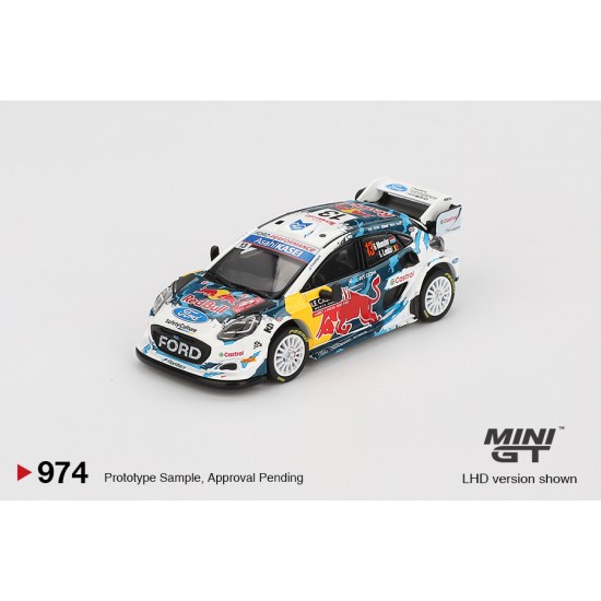 Mini GT 1/64 Ford Puma Rally1 #13 M-Sport Ford WRT 2024 Rally Monte Carlo