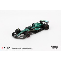 Mini GT 1/64 Aston Martin AMR24 #18 Lance Stroll 2024 F1 2024 Bahrain GP