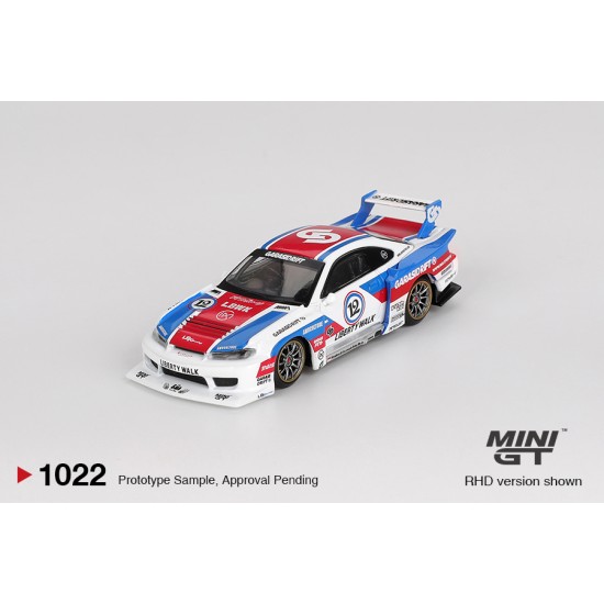 Mini GT 1/64 Nissan LB-Super Silhouette S15 SILVIA GARASIDRIFT x LBWK 2025