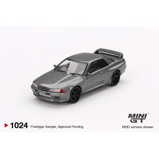 Mini GT 1/64 Nissan Skyline GT-R (NISMO BNR32 CRS Version) Dark Metal Gray