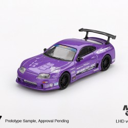 Mini GT 1/64 Toyota Supra (A80) Top Secret GT-300 Purple