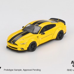 Mini GT 1/64 LB-WORKS FORD MUSTANG Triple Yellow