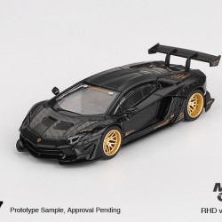 Mini GT 1/64 LB★WORKS Lamborghini Aventador Limited Edition Matte Black