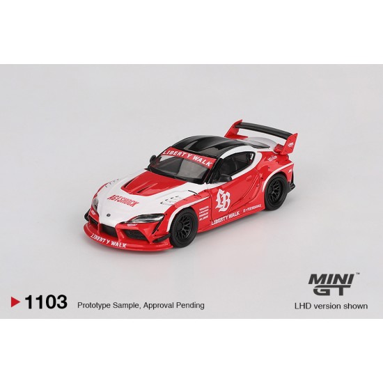 Mini GT 1/64 LB★WORKS Toyota GR Supra Red