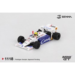 Mini GT 1/64 Toleman TG184 #19 Ayrton Senna 1984 Monaco Grand Prix 2nd Place