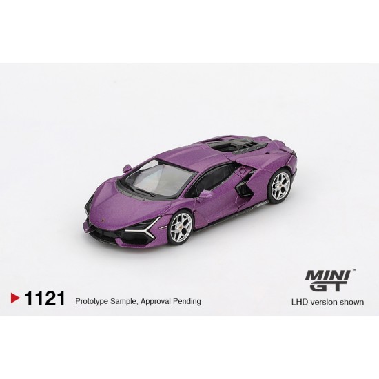Mini GT 1/64 Lamborghini Revuelto Viola 30th Matte, blister