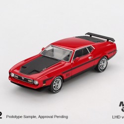 Mini GT 1/64 Ford Mustang Mach1 1971 Race Red