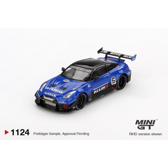 Mini GT 1/64 LB-Silhouette WORKS GT NISSAN 35GT-RR Ver.2 Blue
