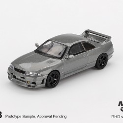 Mini GT 1/64 NISSAN Skyline GT-R Dark Metal Gray (NISMO BCNR33 CRS Version)