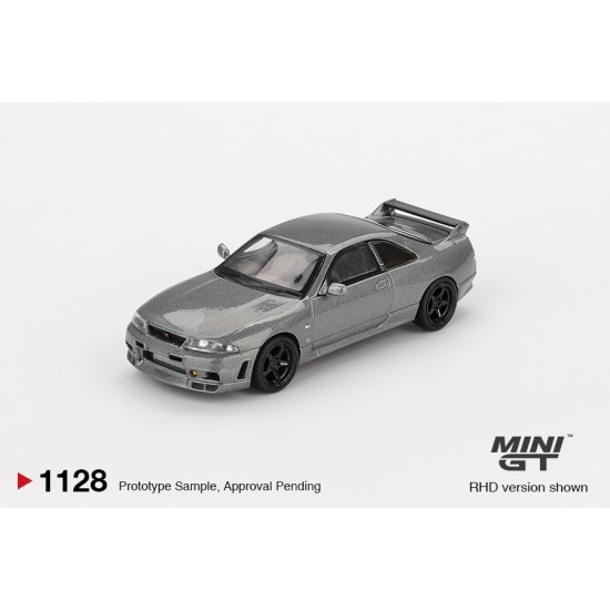 Mini GT 1/64 NISSAN Skyline GT-R Dark Metal Gray (NISMO BCNR33 CRS Version)
